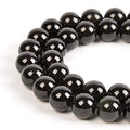 36pcs 10mm Natural Black Obsidian Gemstone Round Spacer Loose Stone Beads for Jewelry Making 15.5" 1 Strand (Black Obsidian, 10mm 36Beads) - color: Black Obsidian, size: 10mm 36beads