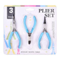Pliers for Jewelry Making, Jewelry Pliers Set Includes Needle Nose Pliers, Round Nose Plier and Wire Cutters, Jewelry Making Tools for Jewelry Repair, Wire Wrapping, Beading and Crafts - color: Sky Blue