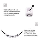 FASHEWELRY 300Pcs Cube White Acrylic Letter Beads 6x6mm Letter O Alphabet Beads for DIY Bracelet Necklace Jewelry Making - color: Letter O, size: 6x6x6mm