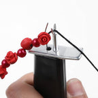 Jewelry Bead Knotting Tool Kit with Silk Thread, Knot Tying Kit Create Secure Knots for Necklace Bracelet Jewelry Making Stringing DIY Beading Tools