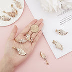 SUNNYCLUE 10Pcs Seashell Charms Oval Ocean Beach Spiral Natural Cowrie Conch Shells Large Charm Pendants with Lobster Claw Clasps for Jewelry Making DIY Necklace Bracelet Earring Supplies Accessories - color: 10Pcs Lobster Clasps Seashell Charms