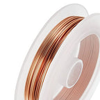 BENECREAT 20GA 10M/11Yard Copper Wire Permanently Colored Wire, Copper Color