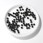 Raicegs 100pcs 6mm Black Tourmaline Beads Natural Gemstone Beads Round Loose Beads for Jewelry Making DIY Bracelets Necklace - color: Black Tourmaline, size: 6mm Round