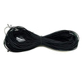 Amaney 0.8mm Black Elastic Cord Beading Threads Stretch String Fabric Crafting Cords for Jewelry Making 20m - size: 0.8mm, style: Black