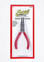 Soft Grip Round Nose Pliers, 5 Inch Carbon Steel Precision Tool Ideal for Jewelry Making and Crafts - style: Round Nose