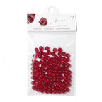 Raicegs 100pcs 6mm Garnet Beads Natural Gemstone Beads Round Loose Beads for Jewelry Making DIY Bracelets Necklace - color: Garnet, size: 6mm Round