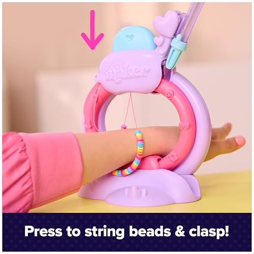 Cool Maker, Stack’d Heishi Studio Bracelet Making Kit with Easy Beading Pen & Over 1200 Beads for Bracelets, Makes 15, Arts and Crafts Kids Toys for Girls Ages 7 and up - style: Heishi Studio Bracelet Maker