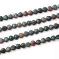 10mm Natural Indian Agate Stone Beads Heart Shape DIY Loose Gemstone Energy Healing Crystal Charms for Jewelry Making Handmade - color: Indian Agate
