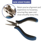 The Beadsmith Ergonomic Chain Nose Pliers – 5 inches (127mm) – Comfortable Ergonomic Grip, Double-Leaf Springs & Polished Steel Head – Extra-Fine Tips for Precision to Medium Level Work - style: Chain Nose