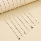 SMYHTGLIF Silver Stainless Steel Chain Necklace Bulk 12 Pcs Curb Cuban Necklace Chain for Jewelry Making - color: Silver Curb, size: 18 Inches