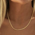Gold Layered Necklaces for Women, 14K Gold Plated Dainty Gold Chain Choker Necklace Stack, Herringbone Gold Necklaces Set - color: gold-3-Figaro