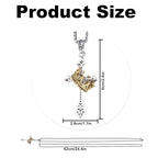 Stainless Steel Cross Necklace for Men, 24 Inch Crown Cross Chain Elegant Religious Jewelry Gift Non-Detachable Crown for Him