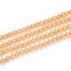 60pcs Adabele AAA Grade 6mm Natural Shell Pearl Loose Round Beads Freshwater Mother of Pearl Nacre 15 inch (Golden Yellow) for DIY Craft Jewelry Making SP6-8 - color: Golden Yellow, size: 6mm (60pcs/1 Strand)