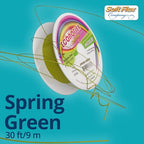 Soft Flex Econoflex Hobby Beading Wire - Flexible Stainless Steel Wire for Crafting - 7 Strand 0.19 30 Ft - style: Spring Green