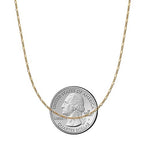 Savlano 925 Sterling Silver Italian Solid 1.6MM Figaro Adjustable Bolo 14-24 Inch Chain Necklace For Women - Made in Italy Comes With a Gift Box - style: Gold Plated