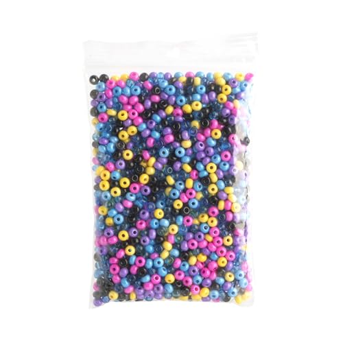 John Bead Czech Glass Seed Beads 6/0 (100g) Candy Shop Mix Beads for DIY Art Crafts Jewelry Bracelets Necklaces Earrings Making - color: Candy Shop Mix
