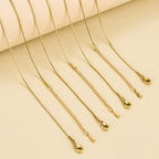 SMYHTGLIF 20 Inches Stainless Steel Necklace Chain for Jewelry Making Gold Box DIY Adjustable Jewelry Necklace Chain Bulk - color: Gold Box, size: 20 inches