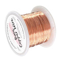 Hobbyworker 26 Gauge Bare Copper Wire 423FT/0.4mm Beading Craft Wire for Jewelry Making - size: 26 Gauge