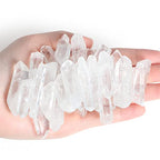 0.45lb Clear Quartz Crystal Points Natural Healing Crystals Tumbled Polished Bulk Stones for Meditation Yoga Chakra Reiki Balancing Crystal Therapy Gemstones Crystals 1.18”-1.96" - color: 1.18”-1.96", size: 0.45 Pound