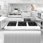 Oirlv Microfiber Jewelry Display Tray Necklace Display Stand Tangling-Free Modular Jewelry Tray - style: P13716