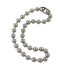 DragonWeave Jewelry 9.5mm Extra Large Silver Steel Ball Chain Mens Necklace Extra Durable Color Protect Finish ANY LENGTH
