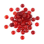Fashewelry 50Pcs Natural Carnelian Cabochon Stone Half Round Beads 8mm Flat Back Gemstone Chakra Healing Crystal Dome Cover Cabs for Jewelry Making - color: 7-Carnelian, size: 8x4mm