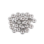 BEADIA Stainless Steel Spacer Beads 8x4mm Rondelle Loose Charm Caps Beads for DIY Jewelry Making 50pcs with 2.5mm Hole - color: 8x4mm 2.5mm