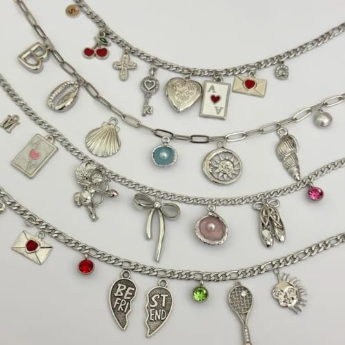 10PCS Paperclip Chains Necklace Bulk 2.5MM 24 Inches Stainless Steel Finished Paperclip Link Chain Bulk forJewelry Making - color: stainless steel, size: 2.5MM * 24 Inches
