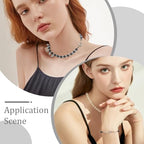 SUNNYCLUE 1 Box 12 Styles 72 Sets Ot Toggle Clasp Toggle Connectors Tibetan Style Alloy Metal Silver Moon Star Heart Flower Toggle Closure Bulk for Jewelry Making Friendship Bracelets Crafts Supplies - style: Style 3