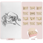 Travel Jewelry Case, Portable Jewelry Box with 6 Jewelry Bags,Travel Gift for Women Teen Girls (Pink 12 Pcs) - color: Pink 12 Pcs