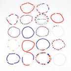 Twinfree Bohemia Beaded Bracelet for Women, Polymer Clay Stretch Bracelets - color: color 3