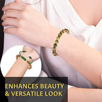 ANAYA AGATE Energy Protection Crystal Handmade Adjustable Bead Bracelet Perfect for Men, Women’s Christmas Gift - Gemstone Healing Stretch Bracelet Pulsera Para Hombre Mujer Stocking Stuffer - color: Unakite