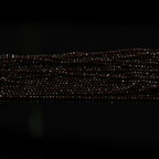 10 Strands Spinel Beads Artificial Faceted Small Round Loose Beads 3mm 15 inch for Jewelry Making Charms Necklace Bracelet - color: Black