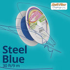 Soft Flex Econoflex Hobby Beading Wire - Flexible Stainless Steel Wire for Crafting - 7 Strand 0.19 30 Ft - style: Steel Blue