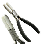 Nylon Jaws Tube Holding Pliers with Black Grip Handle - Rod & Wire Holding Pliers, Scratch-Free Jaws - Jewelry Making Supplies (German Stainless Steel)