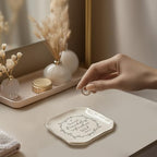 LITTLEBIGGER Friendship Gifts for Women – Christian Jewelry Dish – Forget Me Not Flower Trinket Tray, Friendship Gifts for Friend, Sisters in Christ, Mothers Day Gifts And Graduation Gifts - style: Friendship - F