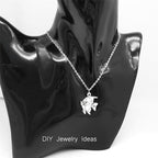 Julie Wang 90PCS Alloy Ocean Pendants Antique Silver Gold Tone Mermaid Tail Seahorses Shell Starfish Mixed Sea Charms for Necklace, Bracelet Summer Beach Jewelry Nautical Themed Craft Supplies - color: Antique Silver