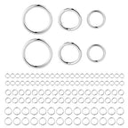 Sterling Silver Jump Rings for Jewelry Making 4mm 5mm 6mm 925 Sterling Silver Open Jump Rings for DIY（60 PCS）