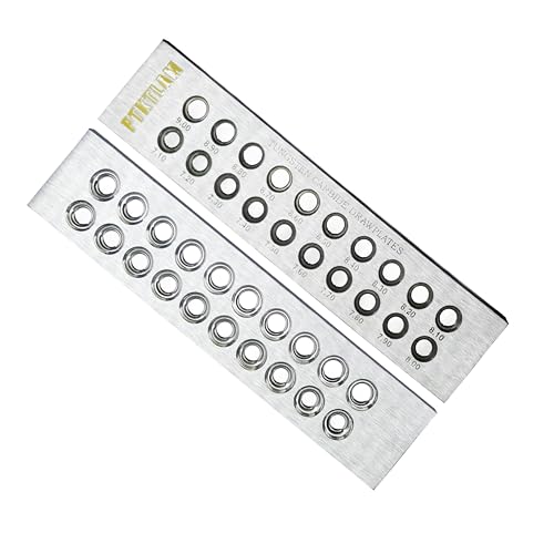 Jewelry Wire Drawplate Carbide Steel Round Draw Plate for Jewelry Wire Making (7.1-9.0mm, 20 Holes) - size: 7.1-9.0mm, 20 Holes