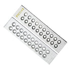 Jewelry Wire Drawplate Carbide Steel Round Draw Plate for Jewelry Wire Making (7.1-9.0mm, 20 Holes) - size: 7.1-9.0mm, 20 Holes