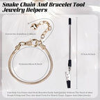 16 Pcs Snake Chain Charm Bracelet Adjustable Bangle Bracelets with Heart Lobster Clasp Extender Adjustable DIY Bracelet Chain for Women DIY Jewelry Making Supplies 7.87"(Gold) - color: gold