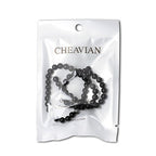 60PCS 6mm Natural Black Obsidian Gemstone Round Loose Beads Crystal Energy Stone Healing Power for DIY Jewelry Making 1 Strand 15" - color: Black Obsidian, size: 6mm