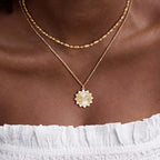 Dremmy Studios Dainty Gold Choker Necklace for Women 14K Gold Plated Coin Disc Figaro Layered Beaded Flat Mariner Sideways Cross Wishbone Link Clavicle Necklaces - style: 3.0mm Beaded Chain