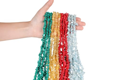 XIANNVXI Malachite Beads, Natural Chip Stone Beads 400Pcs Crystal Bead 5-8mm Irregular Healing Crystal Loose Rocks for DIY Jewelry Making - color: Malachite
