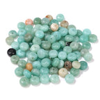 Raicegs 100pcs 5×8mm Rondelle Amazonite Beads Natural Gemstone Beads Abacus Disk Stone Loose Beads for Jewelry Making DIY Bracelets Necklace - color: Amazonite, size: 5×8mm Rondelle