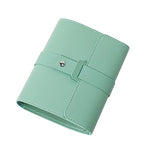 LAKE OF FIRE Earring Holder Organizer with Foldable Book Design Jewelry Book Organizer, Portable Pu Leather Travel Earring Case(Green) - color: Green