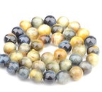 Bymitel 90 pcs Round Loose Stone Beads Gemstone Spacers for Charm DIY Jewelry Making 15.5" per Strand 4mm (Dream Tiger's Eye, 4mm) - color: Dream Tiger's Eye, size: 4mm