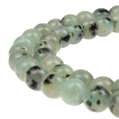 Round Maoshan Jade Gemstone Beads Energy Stone Healing Power for Jewelry Making (12mm) - color: Maoshan Jade, size: 12mm