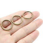 Litoexpe 20mm Open Jump Rings 150 Pcs with a Box, 2mm Thickness Rings Connectors for Necklace Bracelet Jewelry Making (Bronze) - color: Bronze