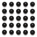 NCB 100pcs Original Natural Stone Beads Gemstone Round Loose Beads 6mm 8mm 10mm (Black Onyx Agate, 6mm 100Beads) - color: Black Onyx Agate, size: 6mm 100Beads